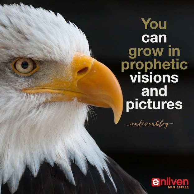 You can grow in prophetic visions and pictures